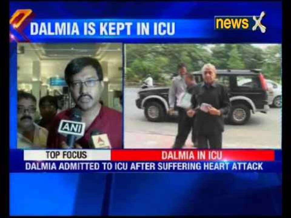 BCCI president Jagmohan Dalmiya hospitalised after he suffered a heart attack