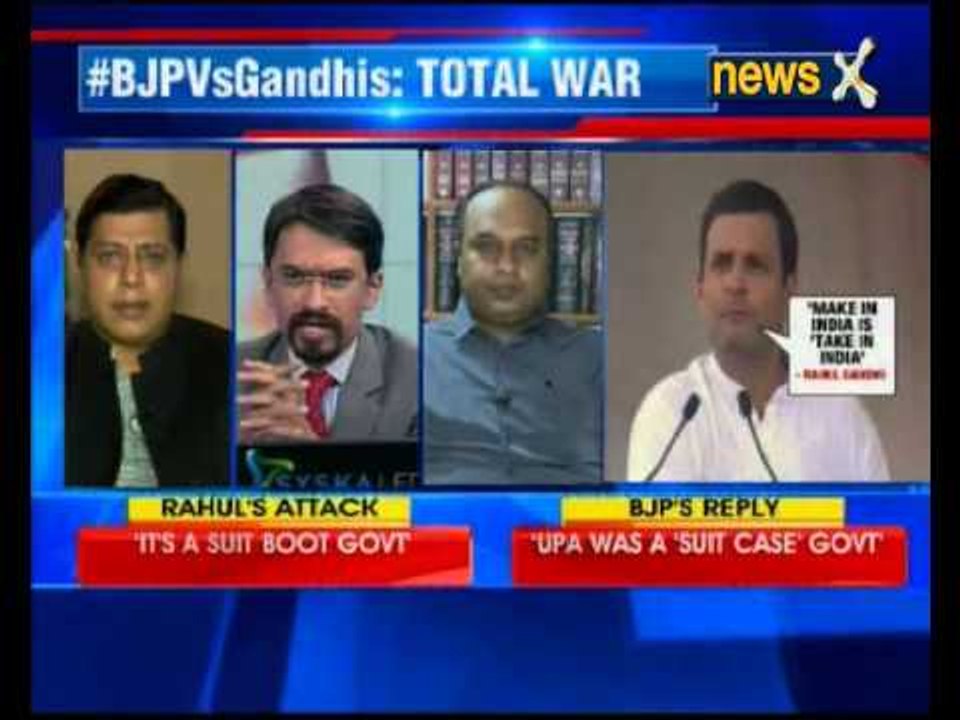 BJP counters Rahul Gandhi's jibe at PM Modi