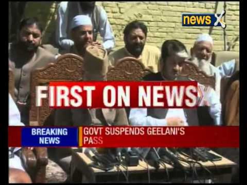 Jammu and Kashmir separatist leader Syed Ali Shah Geelani's passport suspended