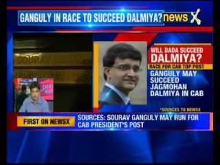 Sourav Ganguly in race to president of the cricket association of Bengal