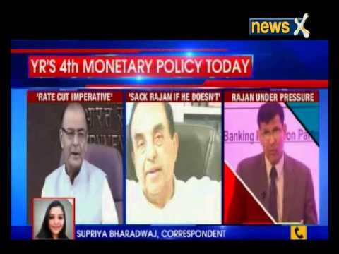Subramanian Swamy : Sack RBI Governor Raghuram Rajan if bank rates are not decreased