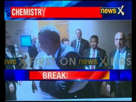 First pictures of Prime Minister Narendra Modi and President Barack Obama