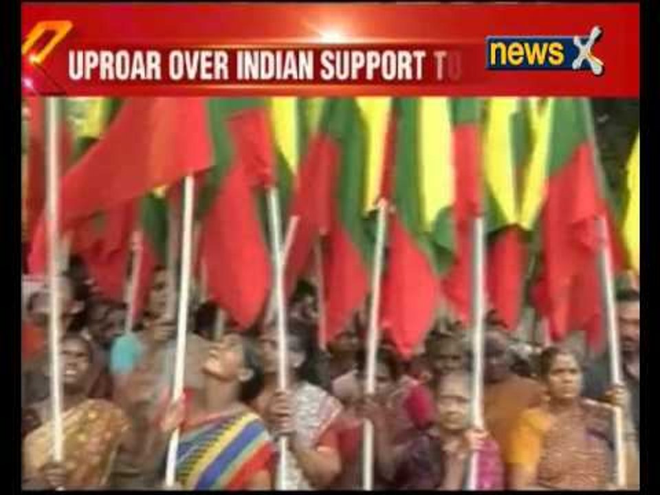 Protests break out in Tamil Nadu over Indian support to Sri Lanka