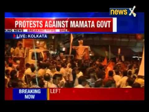 West Bengal: Left Front protesters clash with police in Kolkata