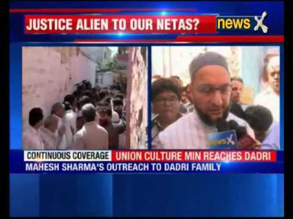 Dadri lynching: Mahesh Sharma meets victim's family