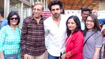 Kartik Aaryan Visits Siddhivinayak Temple With Family After Luka Chuppi Release
