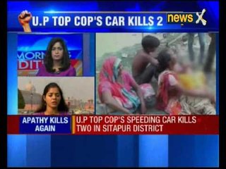 U.P top cop's speeding car kills two in Sitapur district