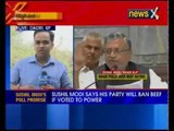 Sushil Modi says his party will ban beef if voted to power
