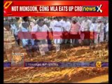Karnataka farmers land destroyed to facilitate stage for Rahul Gandhi