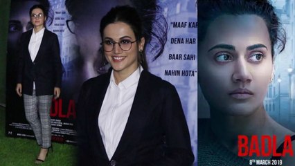 Tapsee Pannu promotes her upcoming film Badla at Mithi Bai College: Watch Video | FilmiBeat