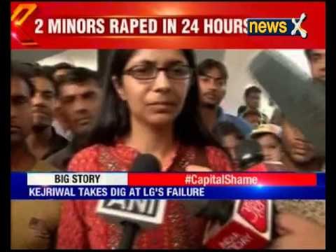 Delhi CM Arvind Kejriwal visits minor victims