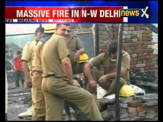 Fire in Delhi guts 400 jhuggis in Mangolpuri area
