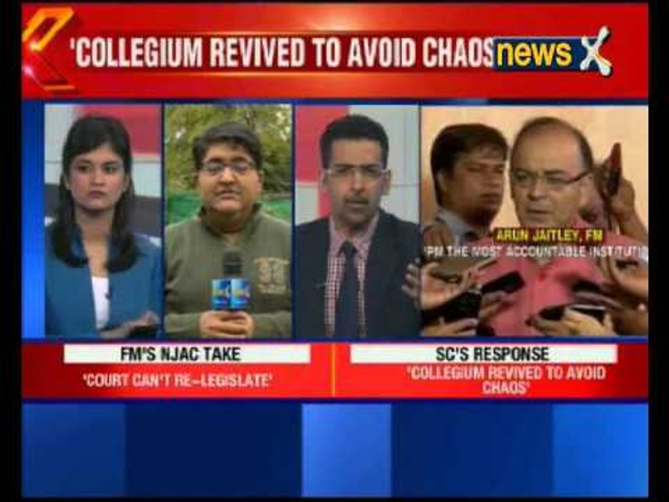 SC Rresponds to Finance Minister NJAC take