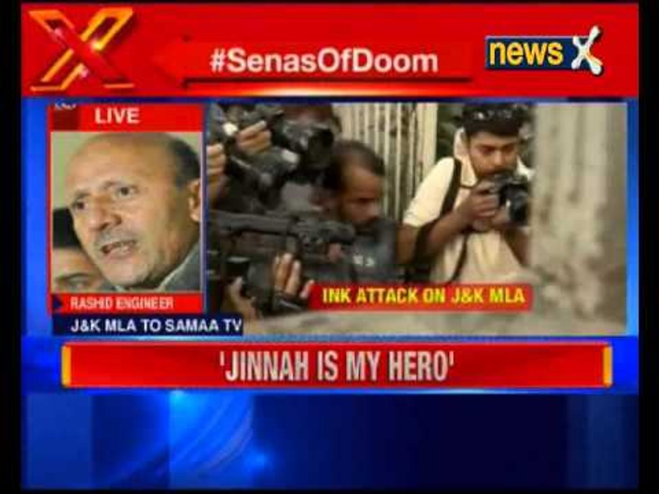 Ink attack on J-K MLA Rashid Engineer; two detained