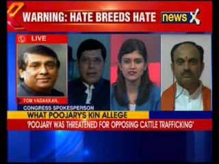 Has Poojary been killed for busting illegal slaughter houses?