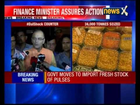 FM Arun Jaitley takes stock of increase in prices of Pulses