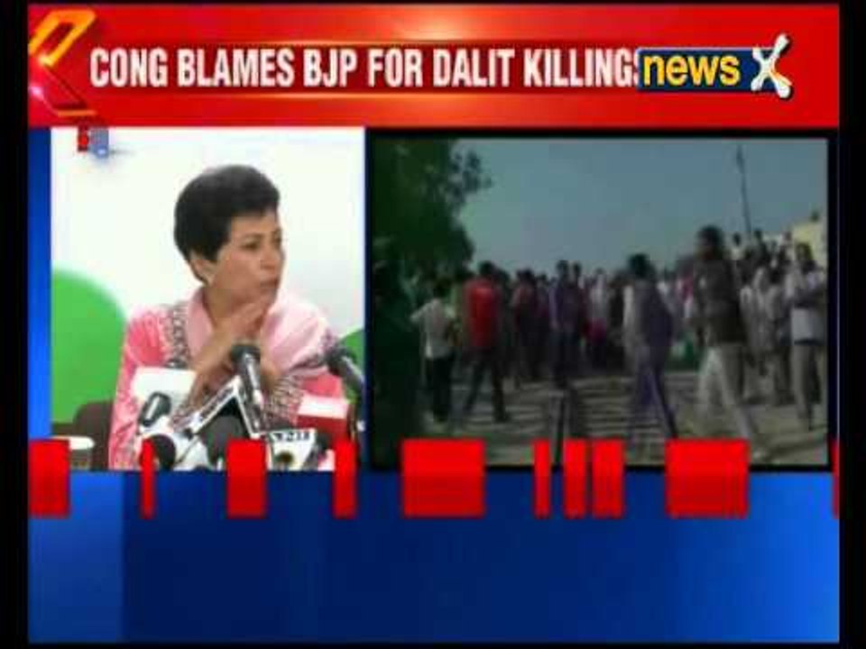 Congress labels BJP as Anti-Dalit