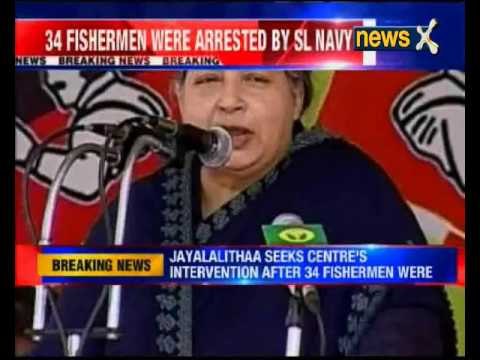 Jayalalithaa writes to PM Modi on fishermen issue