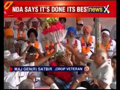 OROP: Protesting ex-servicemen to return medals from today