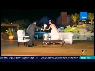 رأى عام - عمرو عبدالحميد يهدي زوجين أوكرانيين "بوكيه ورد" لاختيار شرم الشيخ لقضاء شهر العسل