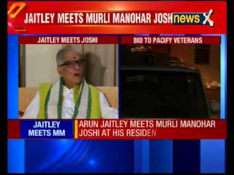 Arun Jaitley meets MM Joshi in bid to pacify BJP veterans