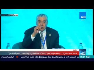 زاهي حواس: منحوتات فرعونية أثبتت رفض الجيش إبادة مجموعة إرهابية جعلت من الأطفال دروع بشرية
