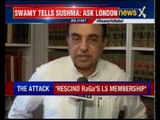 Subramanian Swamy to ask ED to register case against Rahul Gandhi
