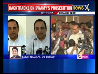 Government U-turn on Subramanian Swamy prosecution