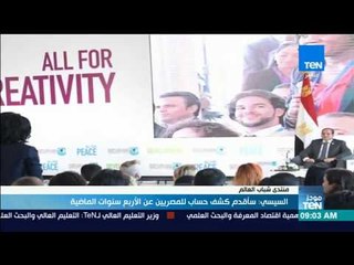 موجزTeN - السيسي سأقدم كشف حساب للمصريين عن الأربع سنوات الماضية