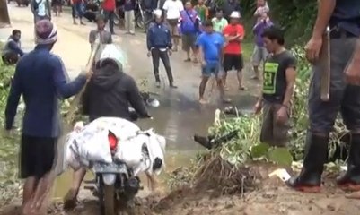 Jalur yang Tertimbun Longsor di Polewali Mulai Terbuka