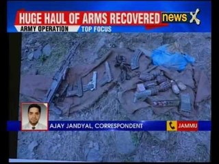 Army recovers huge Arms and Ammunition in Rajada Forest, Jammu and Kashmir