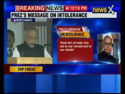 Real dirt lies in our minds, not on streets: President Pranab Mukherjee