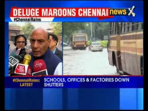Chennai Airport flooded, Army out for relief as Rain pounds Tamil Nadu