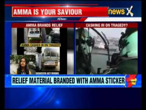 Chennai Rains: Amma stickers on relief packets fuel anger as Chennai limps back to normalcy