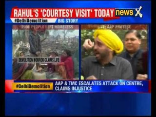 Delhi Slum Demolition: AAP, TMC to Protest Outside Parliament