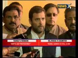 Shakur Basti demolition: Rahul attacks Kejriwal by protesting outside Parliament