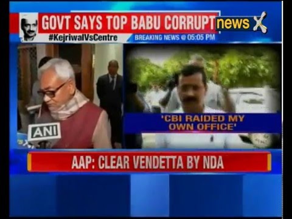 Bihar CM Nitish Kumar backs Arvind Kejriwal