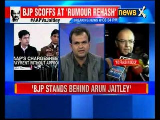 下载视频: Arun Jaitley hits back at Arvind Kejriwal, says AAP leader believes in untruth and defamation