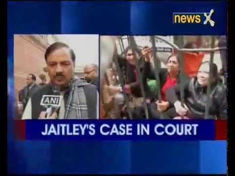 DDCA Row: BJP workers protest outside Delhi Assembly