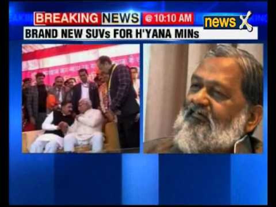 Brand new SUVs for Haryana minister