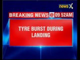 Air India flight tyre bursts at Bhopal airport