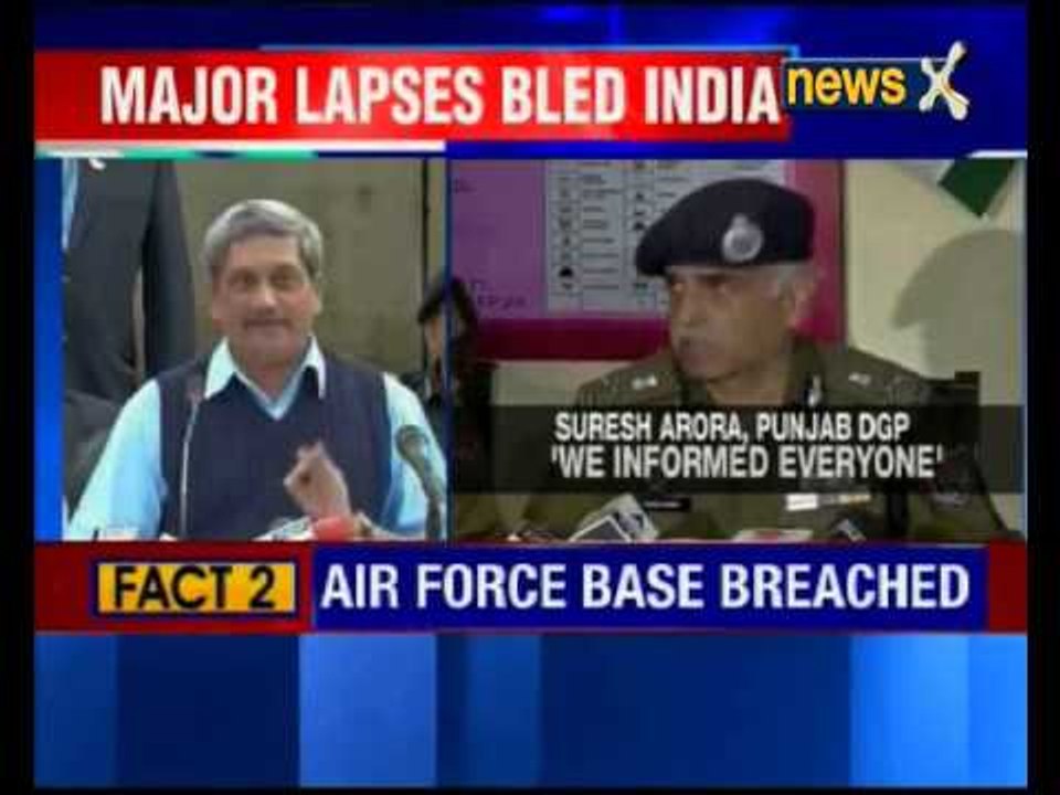 Pathankot Terror Attack: Defence Minister Manohar Parrikar admits some gaps and blind spots