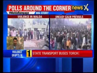 Malda violence: Muslim mob ransack police stations, burn vehicles