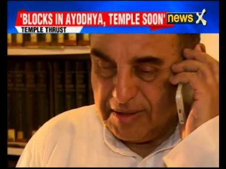 Ram Mandir work to start this year end, says Subramanian Swamy