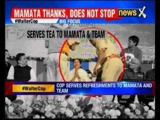 Bengal police disrespects uniform; turns waiter for CM