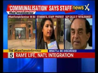 Seminar on Ram temple to begin at Delhi University amid protests