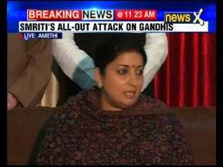 Smriti Irani rakes up Amethi land controversy