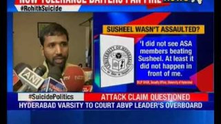 ABVP president Susheel Kumar: Suspension too small a reason to drive Rohith to commit suicide