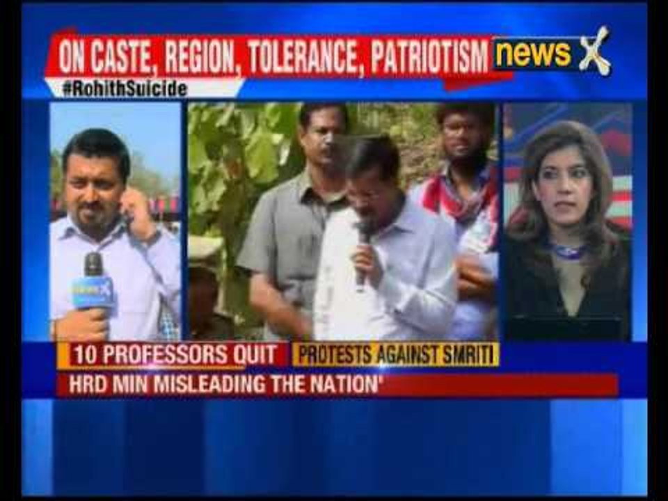 Rohith Vemula Suicide Case: 10 Professors quit in protest and demand revocation of suspension