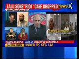 Nation At 9: Lalu Prasad Yadav's sons 'Riot' case dropped